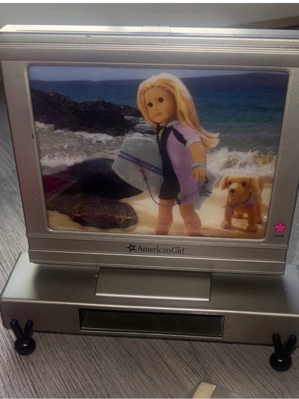 American Girl Silver TV with Beach Doll Poster - Picture 2 of 3